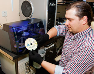 Primera Disc Publisher im Einsatz