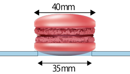 Macaron on Eddie Tray