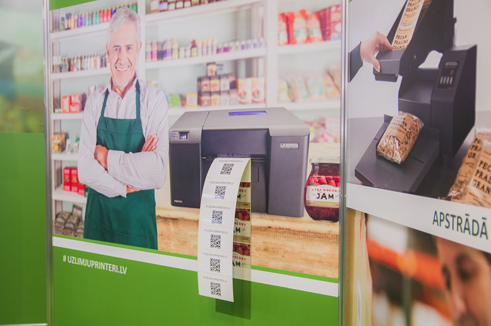Primera label printers at Riga-Food
