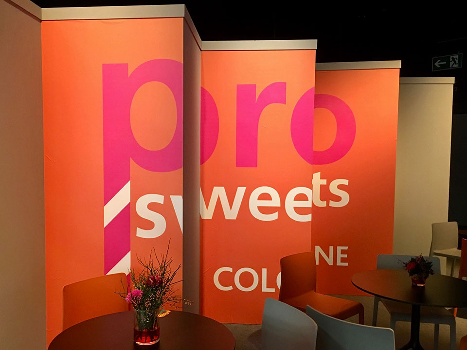 DTM Print stand at ProSweets