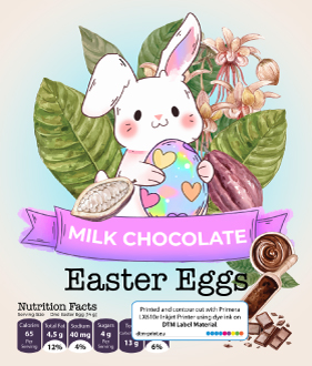 easter label