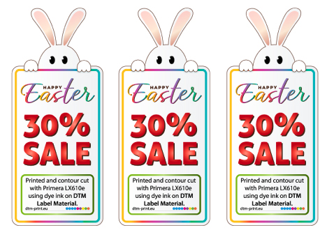 easter label