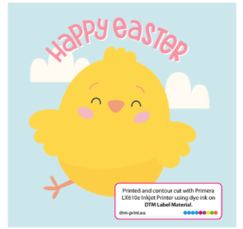 easter label