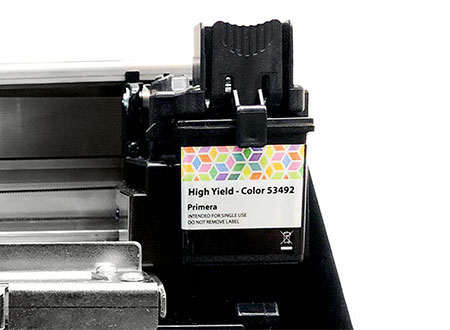 LX910e with installed cartridge