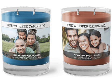 customised candle label