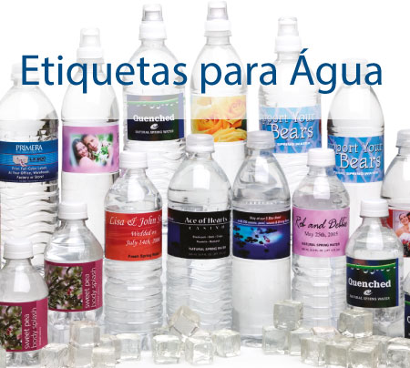 Etiquetas para Água
