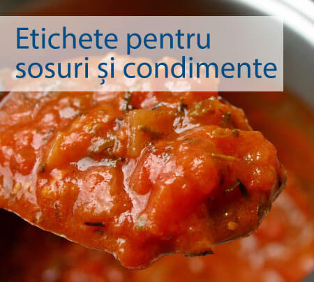 Sauce Condiments Labels