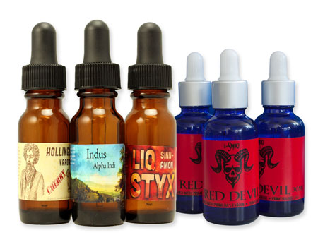 e-liquid label