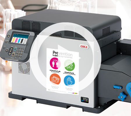 Impressora de etiquetas OKI Pro1050