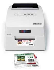 PX450e Color label printer