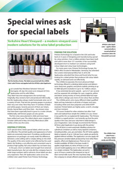 Case Study LX900e Special Wines ask for special labels 