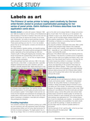 LX-series label printer