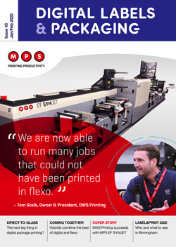 LX610e – the world's first desktop inkjet label printer with integrated x/y cutting plotter