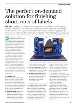 The perfect on-demand solution for finishing short runs of labels