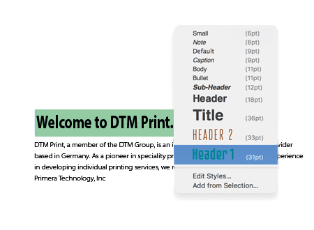Swift Publisher for label design