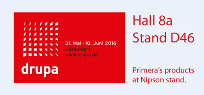 Primera at Drupa colour label printers