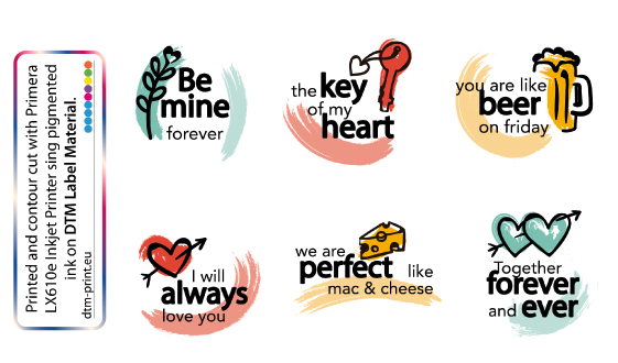 valentine label