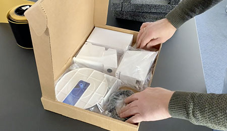 Pack all parts and screws from the Catalyst
