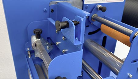 Put the Slitting Station in Transport Position LF140e.