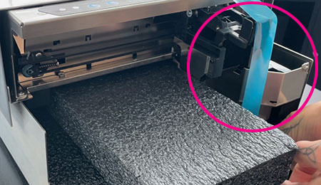 secure printhead with tape