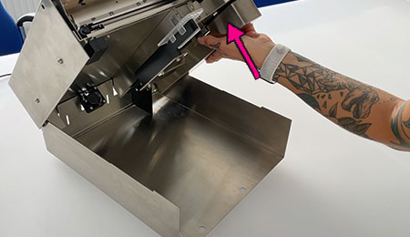 reinstall ink trough