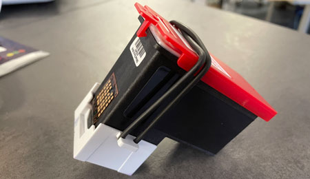 Bag and tape the LX3000e Printer